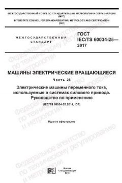 GOST IEC/TS 60034-25-2017